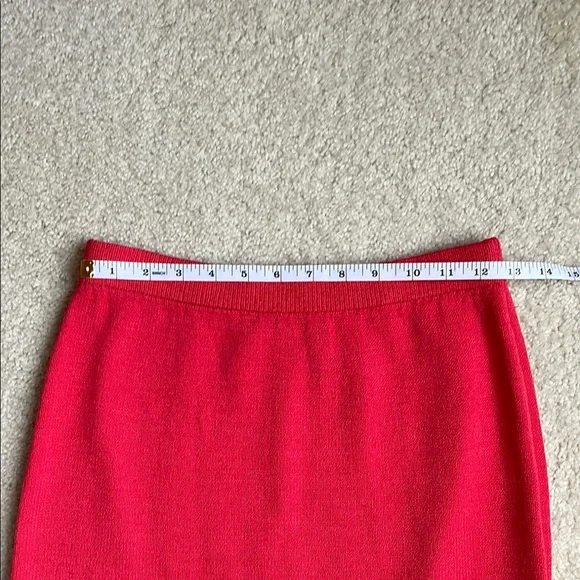 St. John Collection By Marie Gray Vintage Y2K Coord Skirt Set Women’s 2 Salmon - Picture 13 of 16